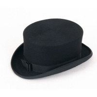Christys':Chapeau de dressage 4 1/4 '' Noir laine