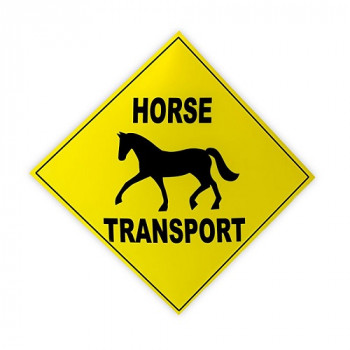 Panneau transport cheval
