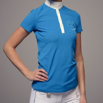 Vertigo polo de concours pour femme bleu