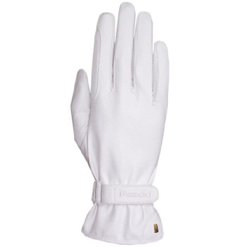 Roeckl: Gants cuir Monaco, logo or 24 carat