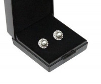 Boucles d'oreilles: Swarovski Crystal- Platin