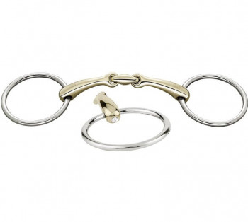 Sprenger : DYNAMIC RS LOOSE RING SNAFFLE 16MM Swarovski ( New ) 40426