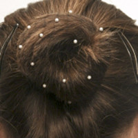 Filet à cheveux avec petites perles ou strass