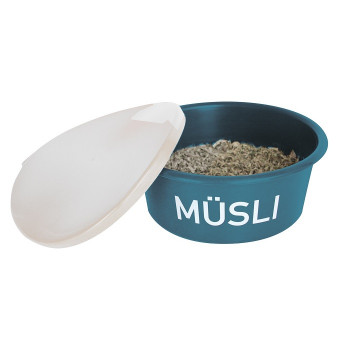 Récipient avec couvercle pour musli